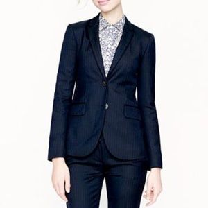 J.CREW 1035 100% wool SUPER 120'S navy blazer